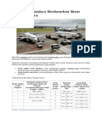 Klasifikasi Bandara Berdasarkan Besar Pesawat Udara