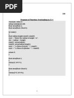 Function Overloading in C++