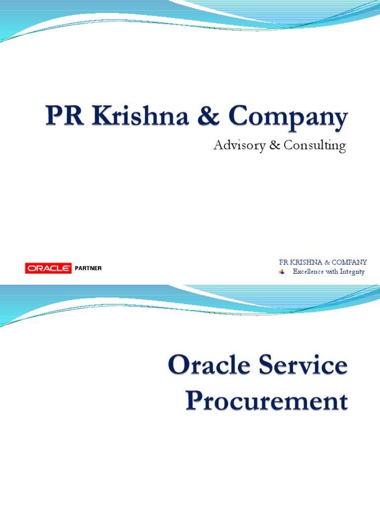Oracle Service Procurement Insights | PDF | Procurement | Economies