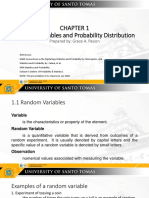 Random Variables and Probability Distribution: Prepared By: Grace A. Pasion