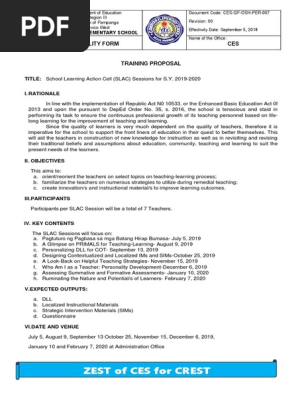 Training Proposal Ces Slac Sessions.2019.2020