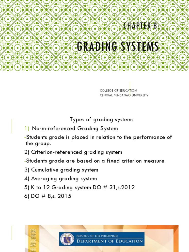 Ch.8 Grading Systems | PDF