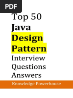 Top 50 Java Design Pattern Interview Questions