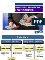 Current Liabilities, Provisions, and Contingencies