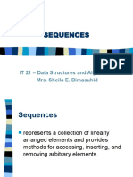 Sequences in Data Structure