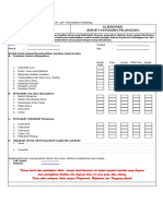 Form Survey Kepuasan Pelanggan