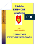 Riset Operasi - Sessi 3 PDF
