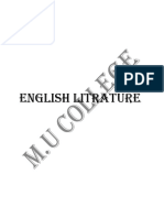 English Litratureprojectfrontpage