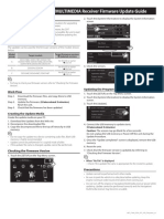 2017 NAVIGATION/MULTIMEDIA Receiver Firmware Update Guide