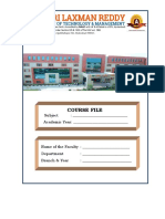Course File Format For 2015-2016
