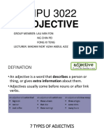 MPU 3022: Types of Adjectives