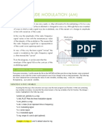 1. Amplitude Modulation