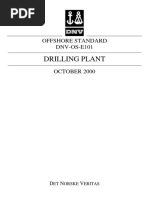 DNV OS E 101 (2000) Drilling Plant