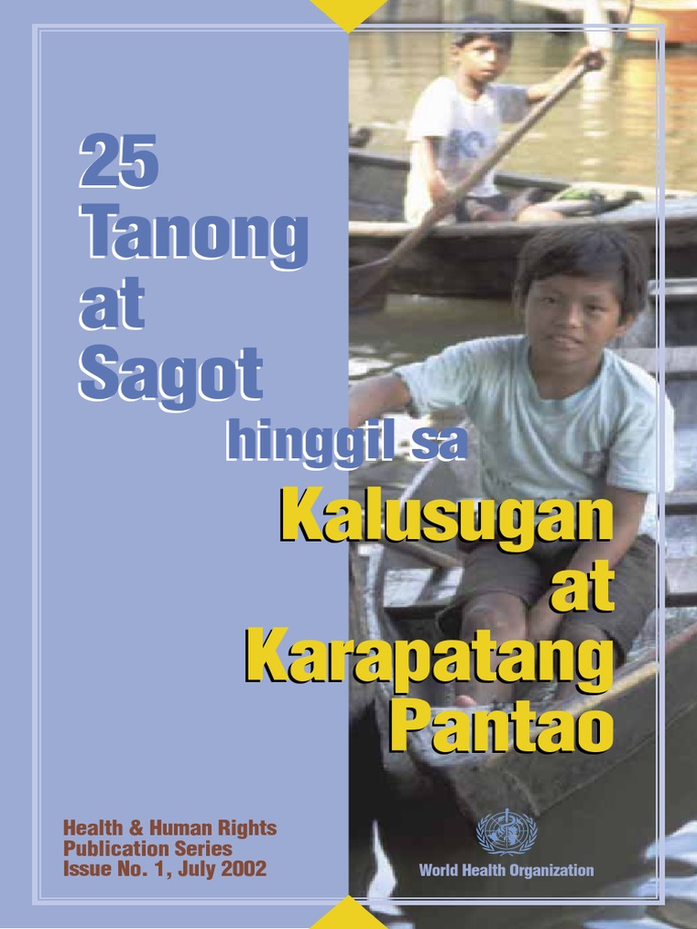 QA On HHR Tagalog PDF | PDF | International Labour Organization | Human ...