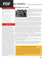Download Zambia Weekly - Week 46 Volume 1 19 November 2010 by Chola Mukanga SN43335913 doc pdf