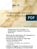 Customers' Roles in Service Delivery: Mcgraw-Hill © 2000 The Mcgraw-Hill Companies