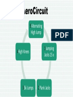 Aerocircuit: Alternating High Jump Jumping Jacks 15 X High Knees