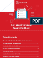 Return Path 50 Ways To Grow Your Email List