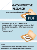 Causal-Comparative Research: A Non-Experimental Quantitative Research