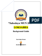 LOK SABHA MUN Guide