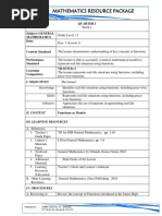 General Mathematics Lesson Plan 11 | PDF