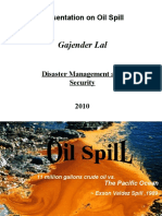 Gajender Lal: Presentation On Oil Spill