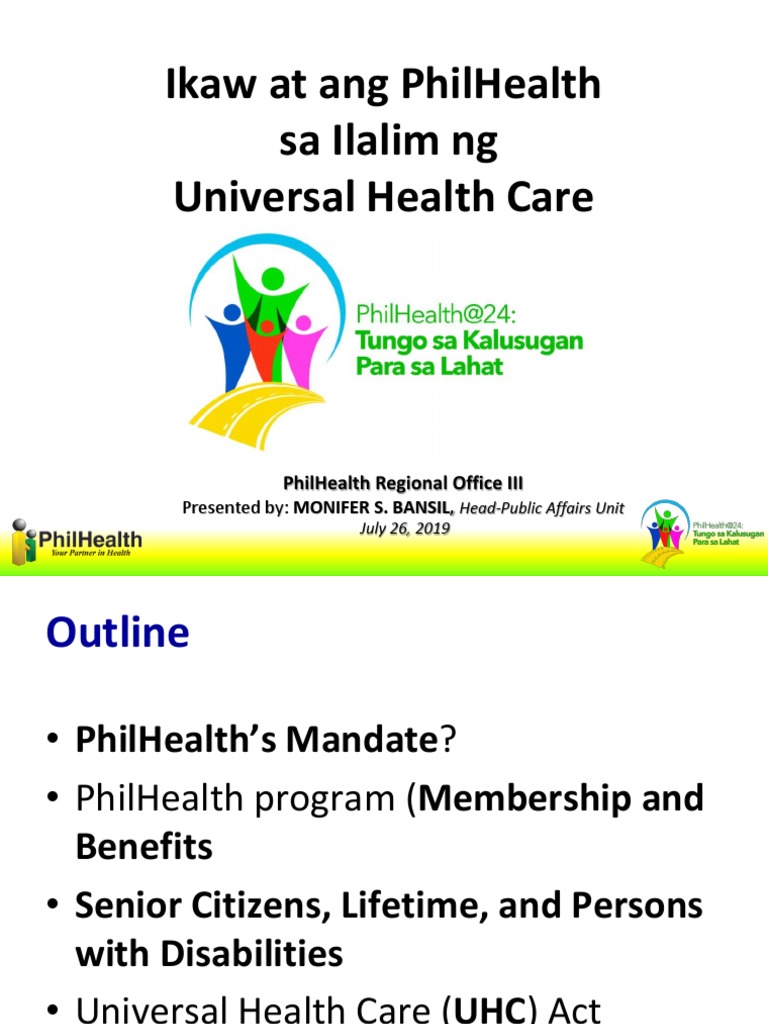 PhilHealth Programs and Benefits Overview | PDF | Universal Health Care ...