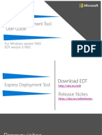 Express Deployment Tool User Guide: For Windows Version 1903 EDT Version 3.1905