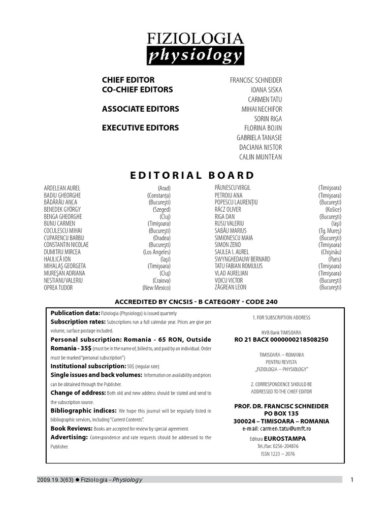 Editorial Board: Chief Editor Co-Chief Editors Associate Editors ...