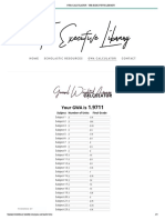 Your GWA Is: Home Scholastic Resources Gwa Calculator Contact