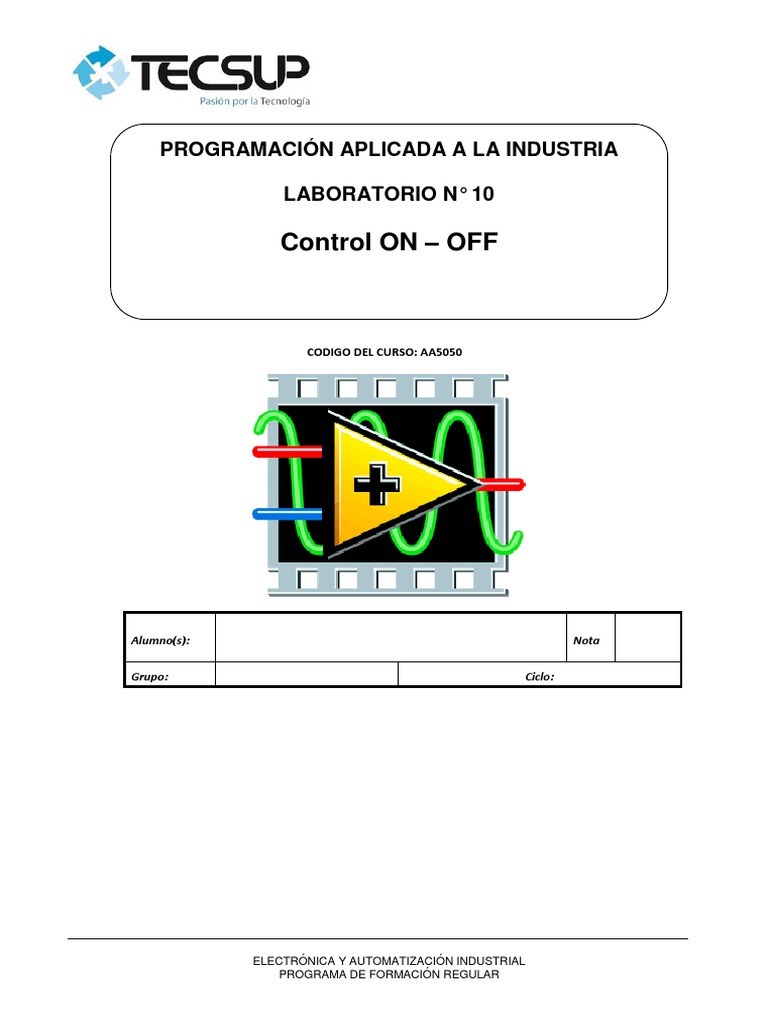 Control ON-OFF con Histeresis | PDF | Software | Histéresis