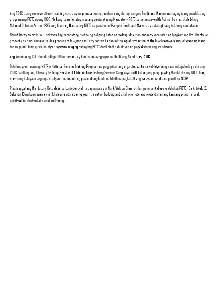 Rotc | PDF