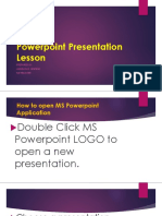 Powerpoint Presentation Lesson: Prepared By: Judielyn D. Sespene Tle Teacher