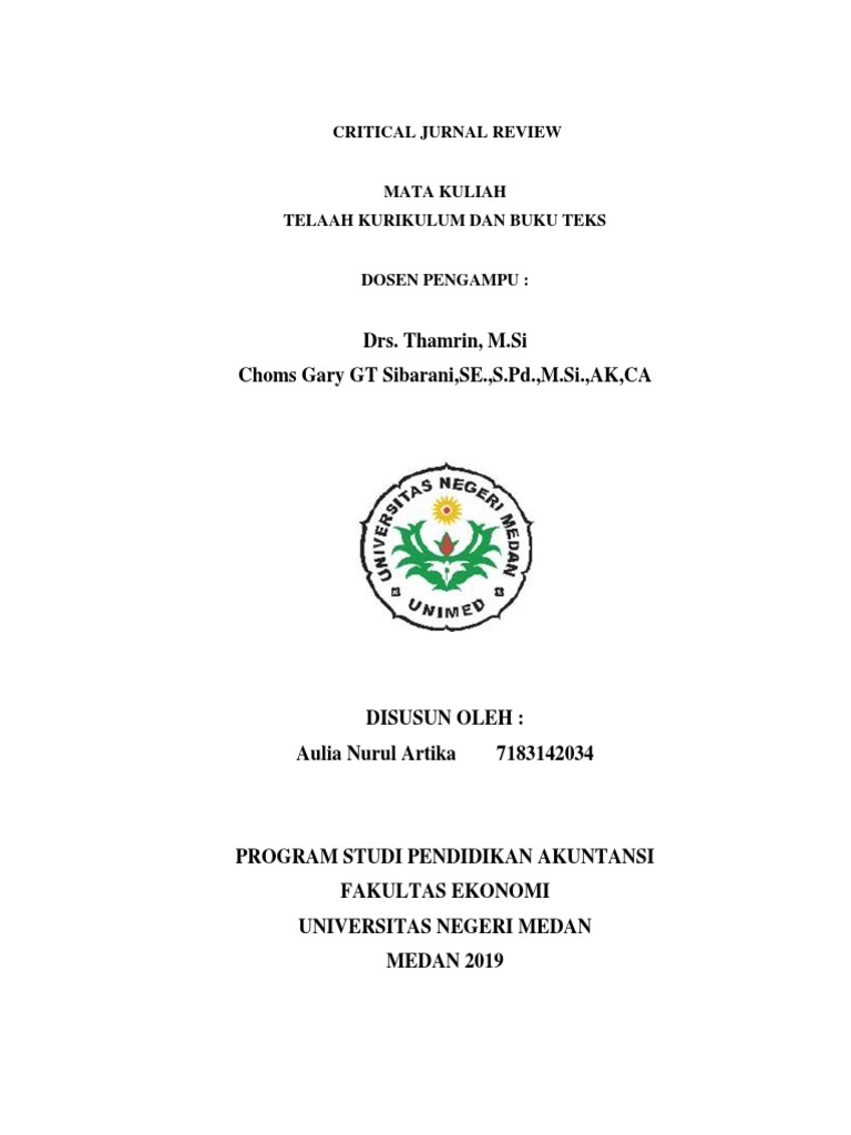 Critical Jurnal Review Telaah Kuriulum Pdf