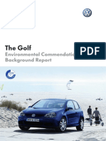 The Golf: Environmental Commendation - Background Report