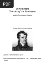 The Pioneers The Last of The Mochicans: James Fenimore Cooper