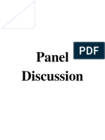 Oral Communication - Panel Discussion