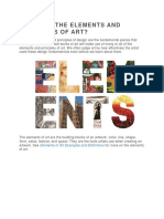 WHAT ARE THE ELEMENTS AND PRINCIPLES OF ART.docx