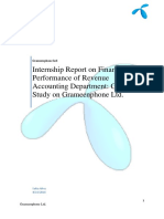 Internship Report On Financial Performance of Revenue Accounting Department: Case Study On Grameenphone LTD