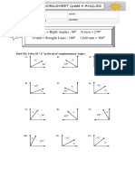 Worksheet Grade 4 Angles