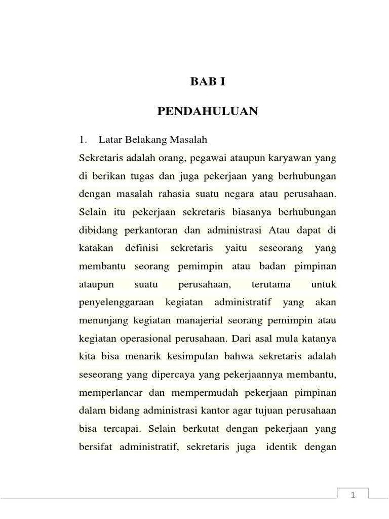 Pelayanan Prima Sekretaris