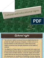 SSC PPT-Cultural & Educational Right