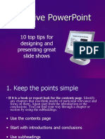 Tips For Effective Powerpoint