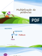 Multiplicação de Potências