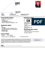 05 Jun 1996 Female Obc-Ncl: Communication Address GATE Exam Details