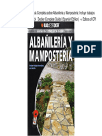 Albañileria y Mamposteria