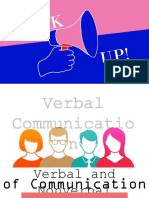 Verbal and Nonverbal Elements of Communication