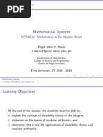 5 Mathematical Systems