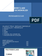 Materi 1. Preformulasi Sediaan Semisolid
