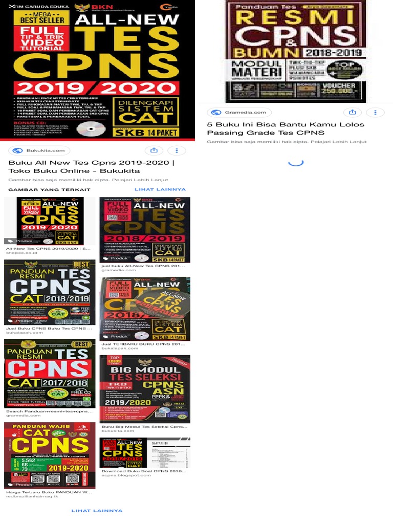 Buku Cpns 2019 Penelusuran Google Pdf
